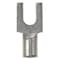 Panduit Fork Terminal, #10 Stud Size, 16 AWG, 2,000 V, Bare Insulated, Bare, 100 PK P18-10F-C - alternate 1